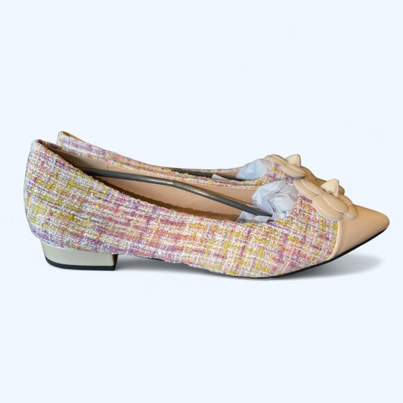 C. Paravano Slip-on Flats Beige and Pink (Multi-color) - Picture 7 of 10